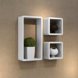 Ensemble de 3 étagères cube
