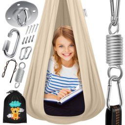 KESSER® Balançoire Set Hamac Balançoire Enfants & Adultes Indoor Outdoor Idéal pour l'exercice