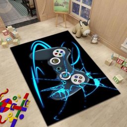 1pc console de jeu salon chambre tapis jeu jeu vidéo poignée tapis de chevet tapis (Y2 50 80CM) BDD