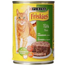 Webmarketpoint - Friskies Patè lapin et légumes Purina 400 grammes