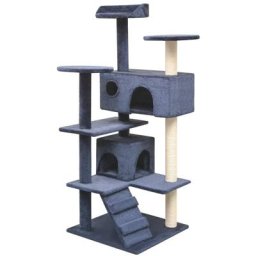 Vidaxl - Arbre à chat avec griffoirs en sisal 125 cm Bleu foncé Bleu foncé