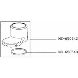 Couvercle hachoir + joint (MS-650542) Robot ménager moulinex