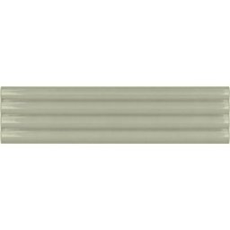 Equipe Ceramica - Carrelage mural uni et coloré à relief calo onda tansy green - 5X20 - 0,38 m²