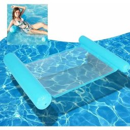 Ontway - Hamac Floattant, 4 en 1 Hamac Gonflable Piscine, Lit Flottant Gonflable, Mamac d'Eau