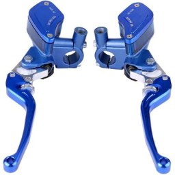 Paire de levier de matre-cylindre d'embrayage de pompe de frein hydraulique de moto cnc de 22mm