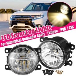 Paire led Antibrouillard Avant Pour Mitsubishi Outlander Sport/Eclipse/RVR/ASX