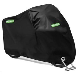 Bâche de Protection pour Moto 190T Imperméable avec Trous de Serrure Coupe-Vent Résistant Aux UV