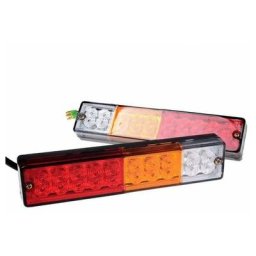 Tumalagia - 2 x Feux Arrière led Feux de Recul Freinage Clignotant Eclairage Phare Arrière 12V pour