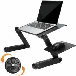 Ordinateur Ordinateur Table Réglable Portable Pliant pc Plateau Lit Canapé Stand avec 2