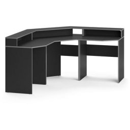 Ensemble de mobilier informatique Kron noir/gris set de 3 Vicco