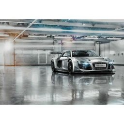 Komar - Photo murale de Audi R8 Le Mans - Taille: 368 x 254 cm - gris