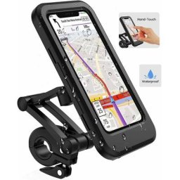 Alwaysh - Support pour téléphone portable à vélo, support étanche pour smartphone avec écran