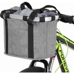 Doorslay Vélo Panier Amovible Vélo Avant Pet Carrier Toile Avant Sac En Alliage D'aluminium Cadre