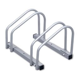 Ratelier velo 2 velos Systeme rangement pour velo - Argent - Hengda