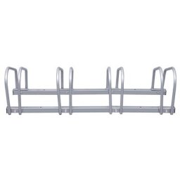 Râtelier pour 2-6 vélos râtelier support de rangement pneu 55mm au choix -pour 4 vélos - Argent
