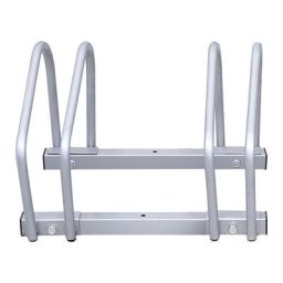 Râtelier pour 2-6 vélos râtelier support de rangement pneu 55mm au choix -pour 2 vélos - Argent