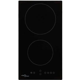 Hommoo - Plaque de cuisson Céramique 2 brûleurs Contrôle tactile 3000 w