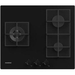Plaque gaz ROSIèRES 8200W 59.5cm, rvg 63 b 4 mmb 1 - Noir
