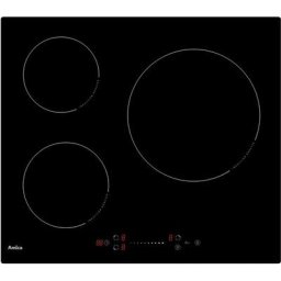 Amica - Table de cuisson à induction 60cm 3feux 7000w gp371 - noir