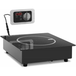 Cuisinière à induction encastrable 30500 w minuterie inox ø 17 cm - Bleu, Argent