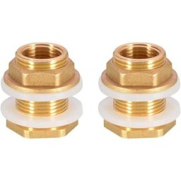 2 Pièces Dn20 3/4 Laiton Réservoir D'eau Tuyau D'eau Raccord Adaptateur Robinet Douille de Seau à
