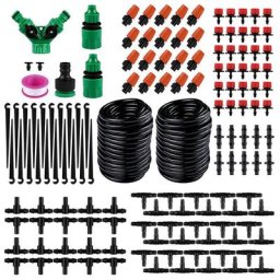 Système d'irrigation Garden, Kit d'irrigation Goutte à Goutte Micro Irrigation Automatique Kit