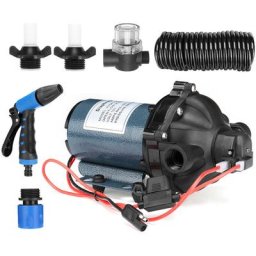 Insma - 12V 20.8LPM 5.5GPM Pompe à eau haute pression Diaphragme Pompe à eau auto-amorcante Kit de