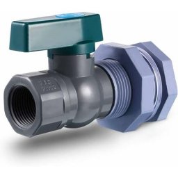 Ersandy - Rain Barrel Faucet Kit 3/4 inch Rain Barrel Valve with Bulkhead Fitting Adapter for