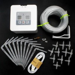 Dispositif d'irrigation goutte à goutte pour jardin, Dispositif de jet d'eau automatique