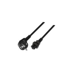 Clover power supply cable, cee7 angled/m-c5/h, black, 1.5m - Aisens