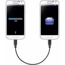 Renkforce - Câble usb usb 2.0 USB-Micro-B mâle, USB-Micro-B mâle 0.15 m noir avec fonction otg,