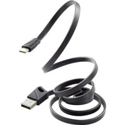 Renkforce - Câble usb usb 2.0 usb-a mâle, usb-c® mâle 1.00 m noir RF-3376014 - noir