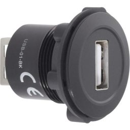 Tru Components - Prolongateur usb 2.0 usb femelle type a vers usb femelle type a USB-01-BK 1229317