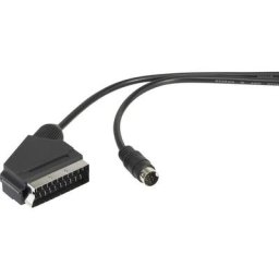 Speaka Professional - connexion din / péritel av Câble de raccordement [1x Mini din mâle - 1x
