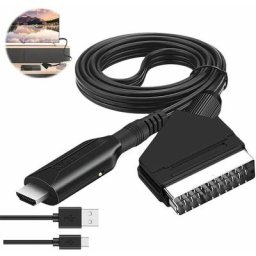 Serbia - Adaptateur Audio Vidéo Péritel vers hdmi pour HDTV/DVD/Décodeur/PS3/PAL/NTSC