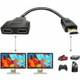 Hdmi Splitter Adaptateur Câble Hdmi Splitter 1 In 2 Out Hdmi Male thsinde