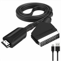 GP - Convertisseur péritel vers Hdmi adaptateur Audio vidéo pour Hdtv/dvd/décodeur/ps3/pal/ntsc