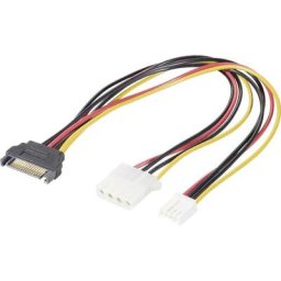 Renkforce - alimentation Câble y [1x Alimentation sata mâle 15 pôles - 1x Alimentation ide femelle