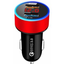 Chargeur pour électroportatif,Adaptateur de chargeur de voiture double ports 3.1A Prise