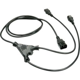 Lindy - alimentation Câble de raccordement [2x Secteur femelle C13 - 1x Secteur mâle C14] 2.00 m