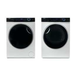 Pack Haier Lave-Linge Frontal 12KG 1400Trs/min + Sèche-Linge 10 Kg Pompe à Chaleur - Blanc