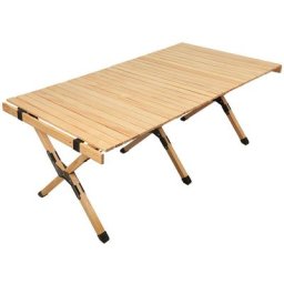 Table de Jardin en Bois Portable, Table de Camping Pliante, pour BBQ, Pique-Nique, fête, Camping,