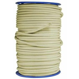 Tecplast - Sandow élastique Ivoire 80 mètres 9SW - Qualité pro - Tendeur pour bâche de diamètre 9