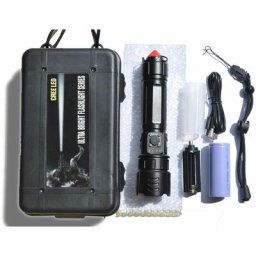 Lampe Torche led Ultra Puissante Rechargeable,Course à Pied, Randonnée,Urgence