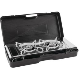 Réchaud à gaz portable de camping Appetizer Maxi 2 brûleurs Outwell Argent