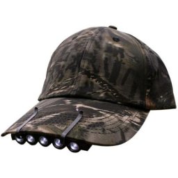 Berger&schröter - Lumière pour casquette led 5Lights à pile(s) 30798