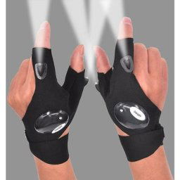 Lampe de poche led Gant Cadeaux pour hommes Fête des pères Gants de pêche en plein air Papa Hommes