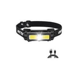 Lampe Frontale Puissante 1000 Lumens,Lampe Frontale LED Rechargeable avec Lumière Rouge Blanche et