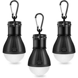 3pcsCamping Accessoires Lampe Camping Tente de Camping, Lampe de Secours, Cadeau Fille Cadeau