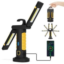 Baladeuse de chantier Lampe de Travail led Rechargeable Baladeuse led Mecanicien Lampe Travail
